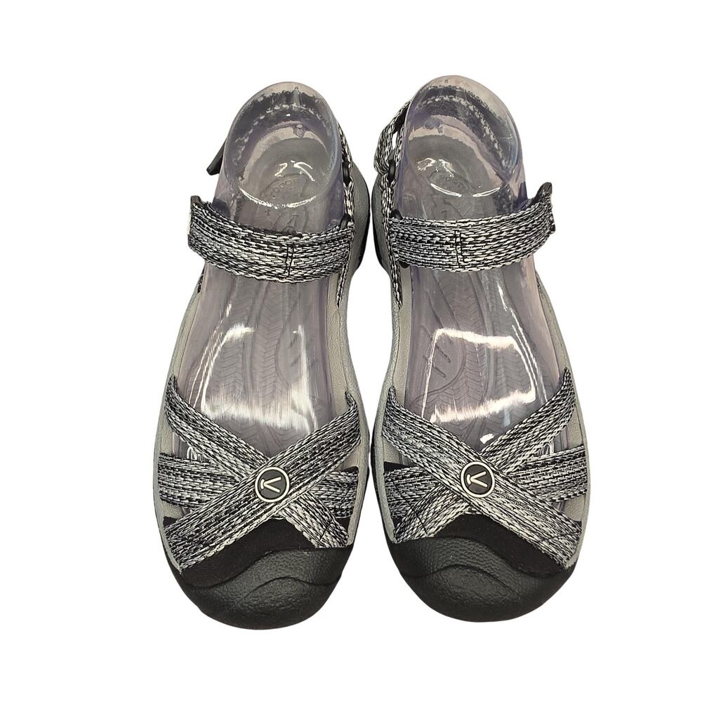 Keen Shoes Womens 6 Gray Fisherman Sandals Adjustable Strap Comfort Outdoor Hike